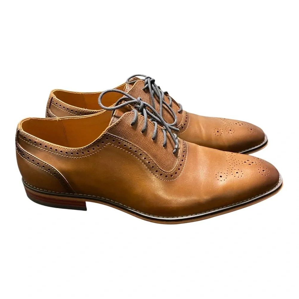 Apt. 9 Men's Tan Leather Oxfords